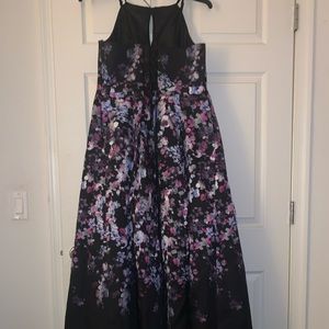 Morgan Company, Mikado Floral Print Dress